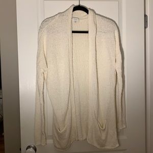 Talula off white loose knit cardigan